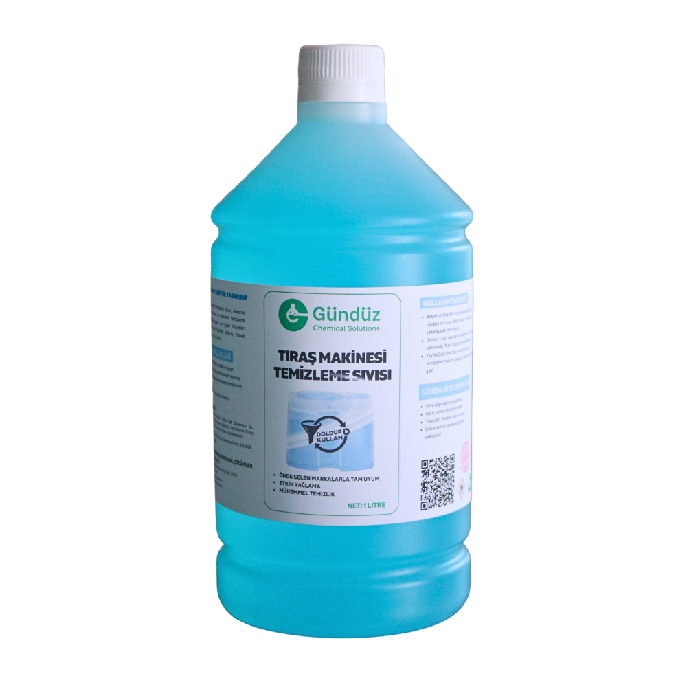 Tıraş makinesi temizleme sıvısı 1 Litre | Solusyon Market Tıraş makinesi temizleme sıvısı 1 Litre