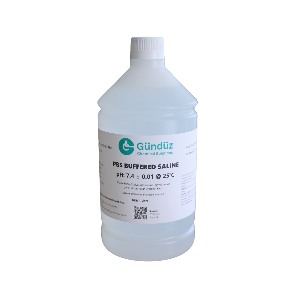 PBS Buffer Solüsyonu pH 7.4 1 Litre